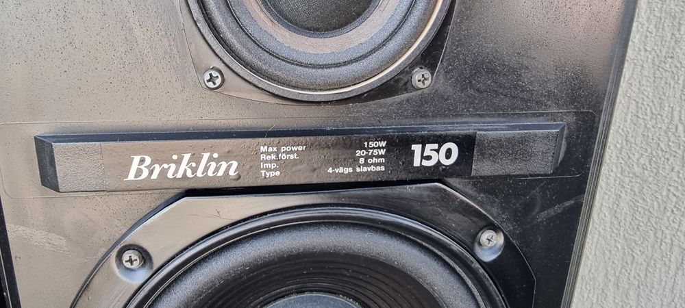 Boxe audiofil retro 1980 Briklin 150 ( canton sony cat bose jbl techni