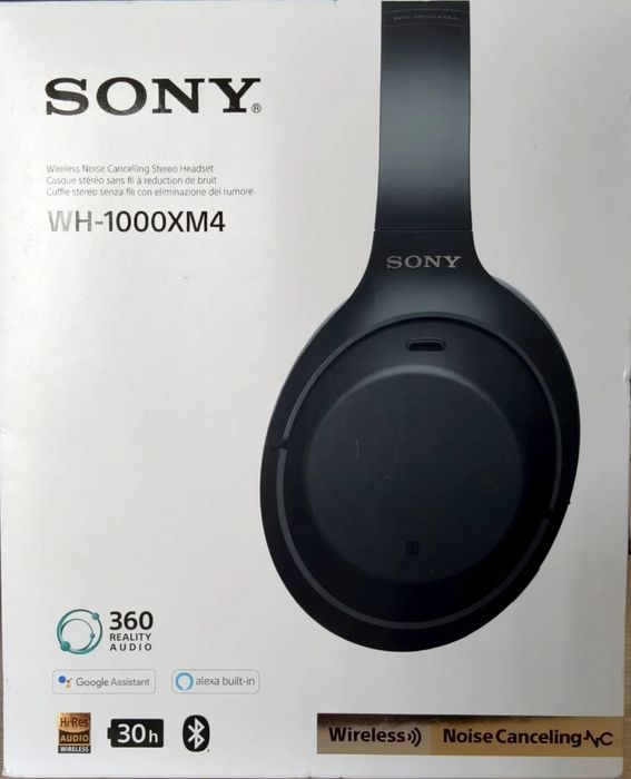 Casti Sony WH-1000XM4 cu Noise Canceling