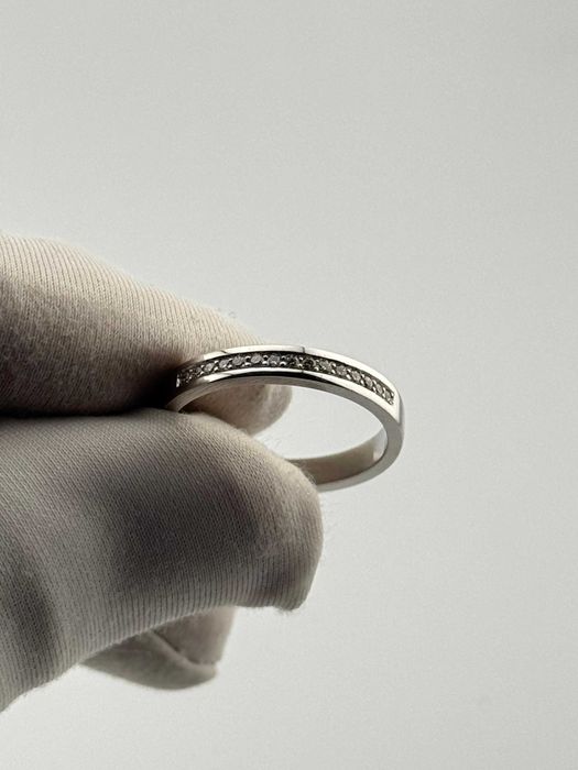 Обручальное кольцо с бриллиантом 0,10 ct