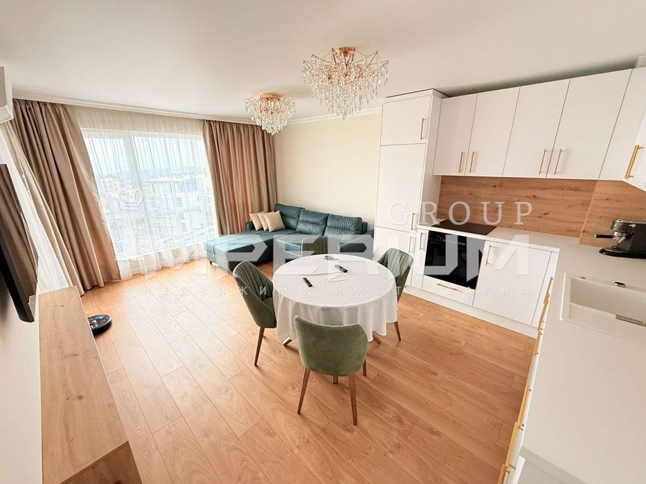 Двустаен апартамент с ПАРКОМЯСТО под наем в района на Виница, гр. Вар