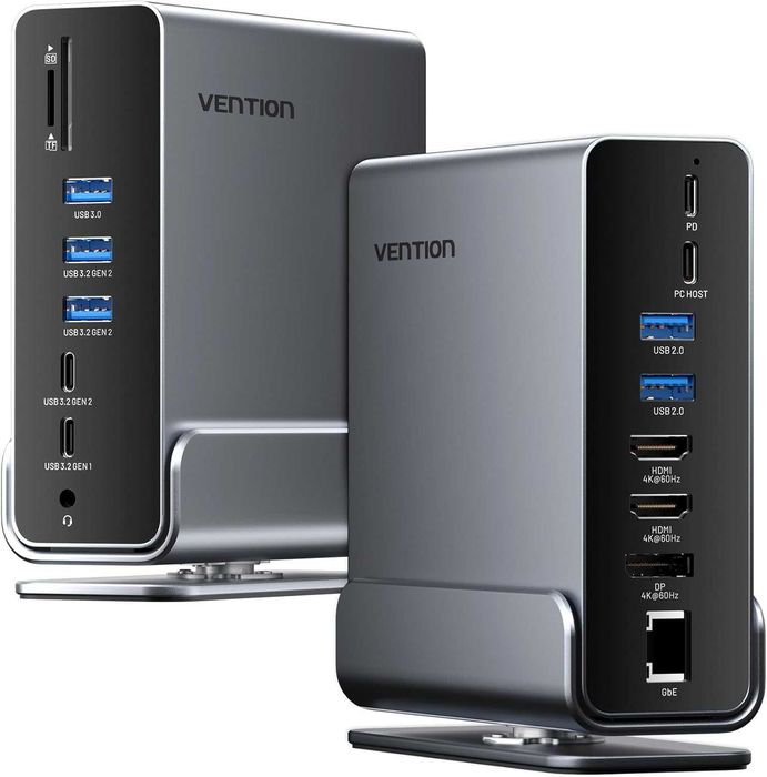 Висок клас USB-C Докинг станция VENTION 15-in-1