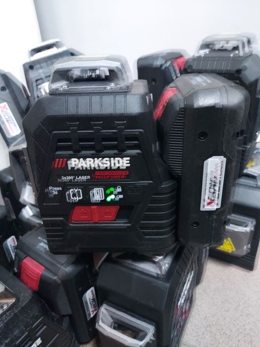 Nivela laser 3x360 parkside 20V