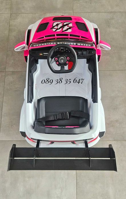 ТОП ЦЕНА!НОВО!Акумулаторна кола VW Drift PINK с 12V,функция дрифт,USB