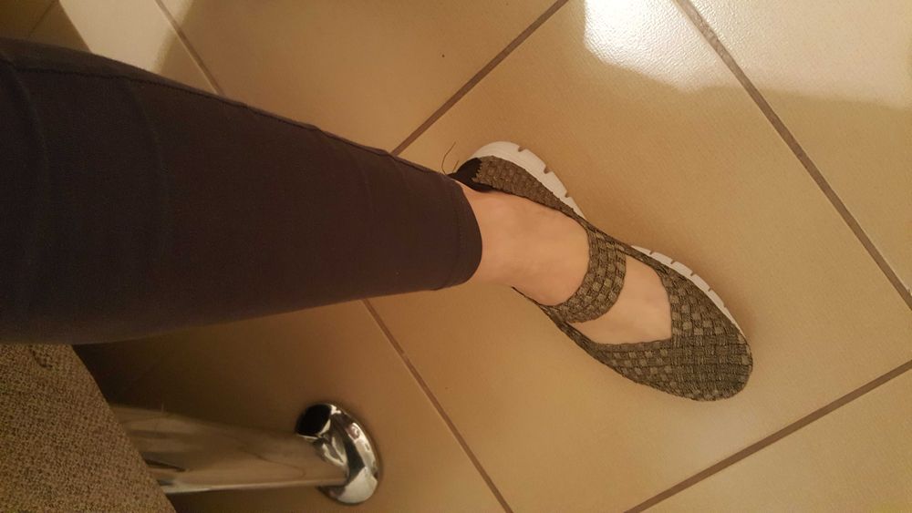Pantofi fri piele italienesti + balerini aurii