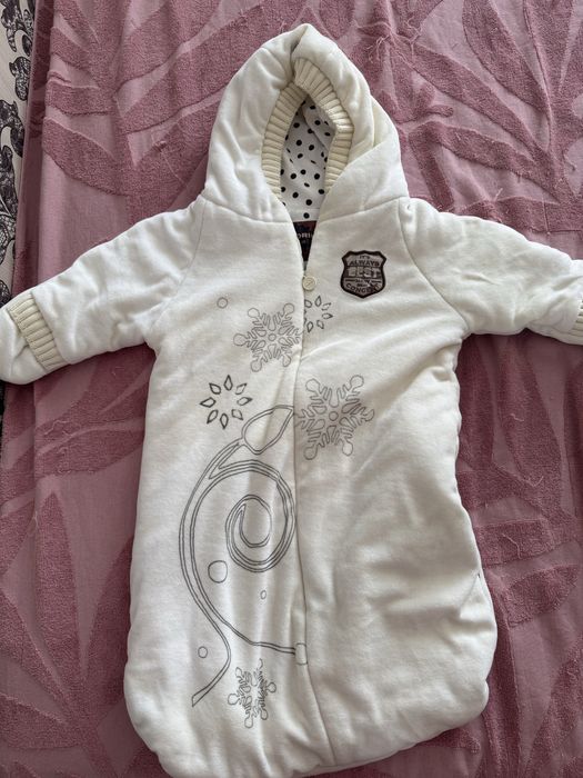 Демисезонный конвертик на 3-9 мес