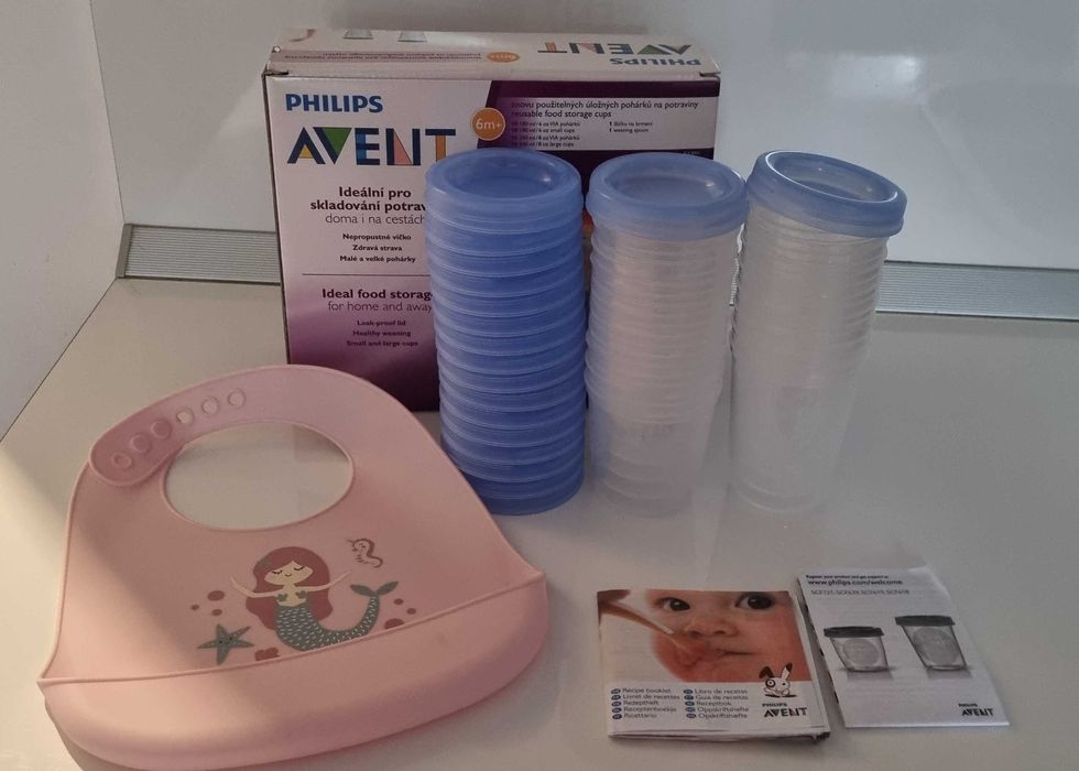Philips AVENT Комбиниран бебешки комплект, лигавник и книжка