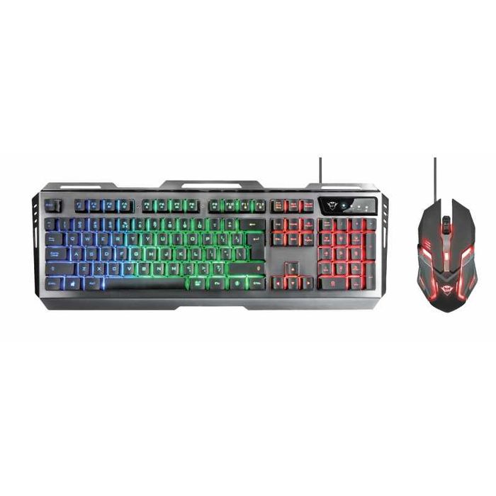 Kit Tastatura si Mouse Gaming Trust GXT 845 Tural Combo