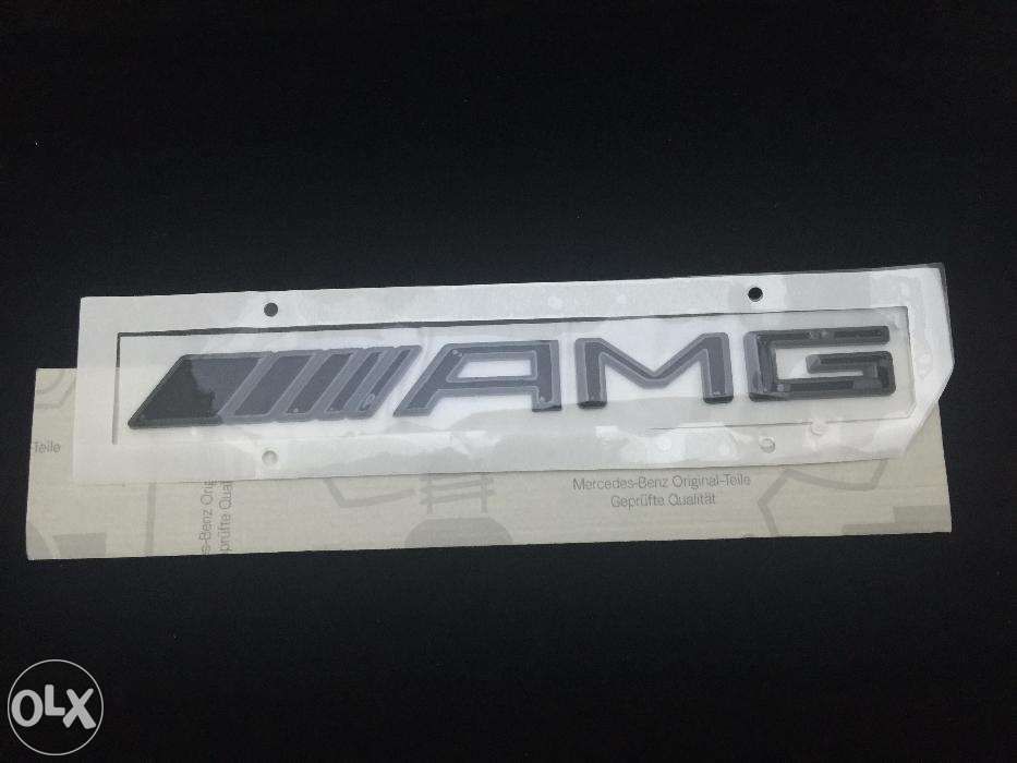 Emblema Mercedes AMG Black Edition abs/spate