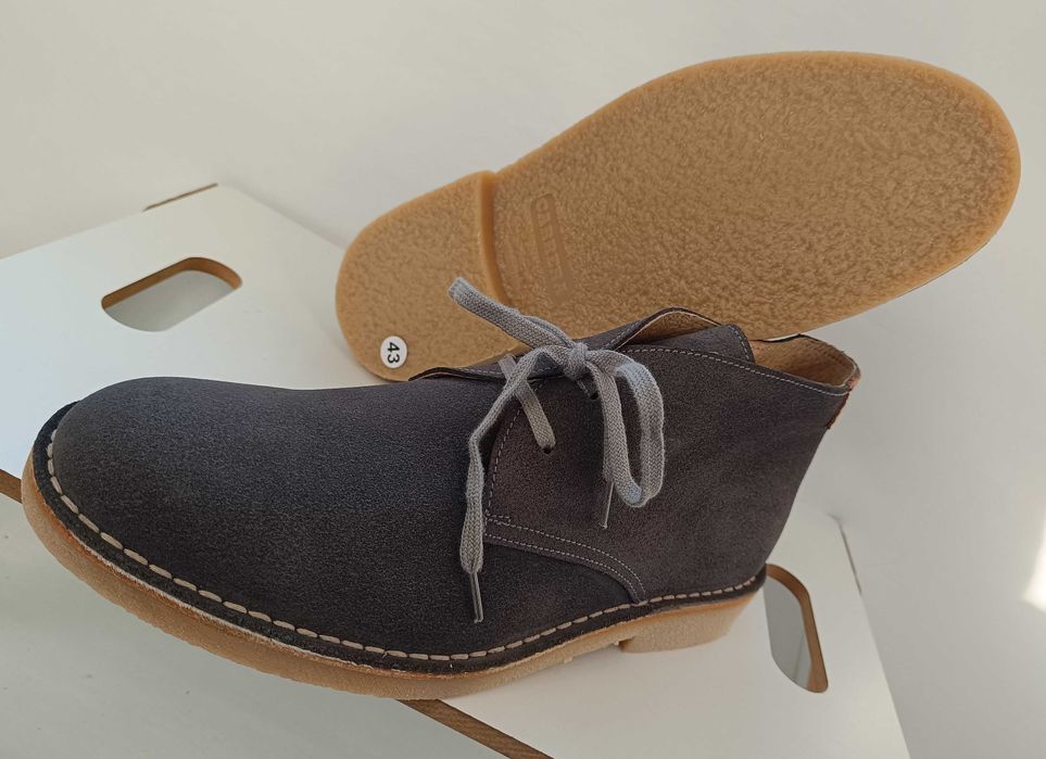 Ghete desert 44 42 43 chukka suede Carrera NOI piele naturala moale