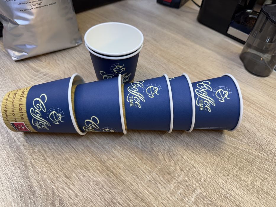 Pahare carton cafea ceai 235ml 8oz