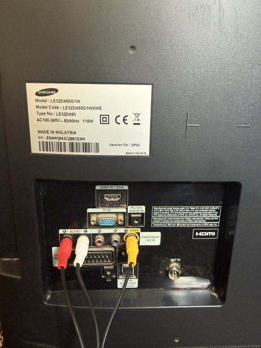 Samsung TV 32, garantiya, made in malaysiya