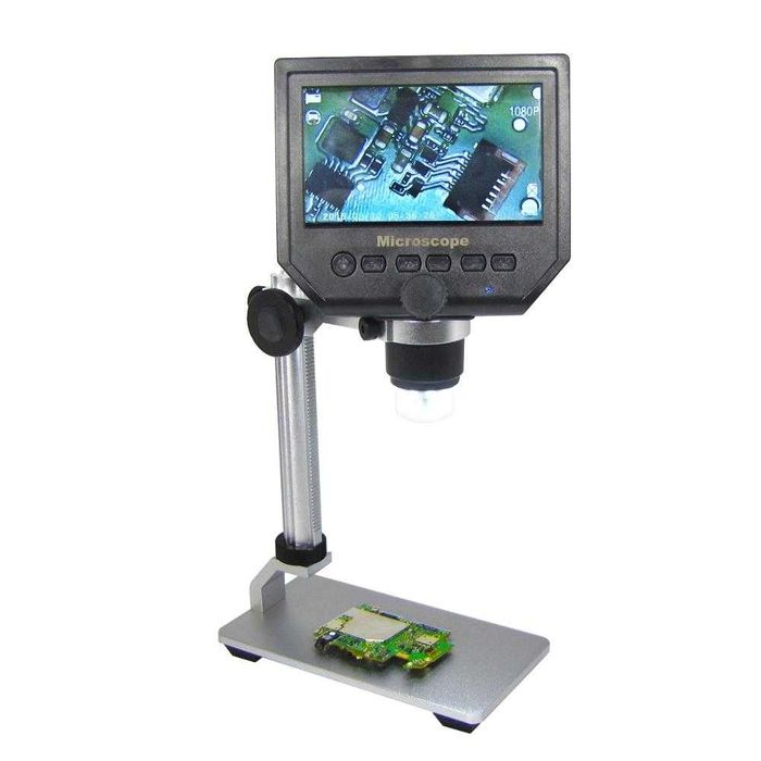Микроскоп цифров с 4.3'' монитор и статив G600+