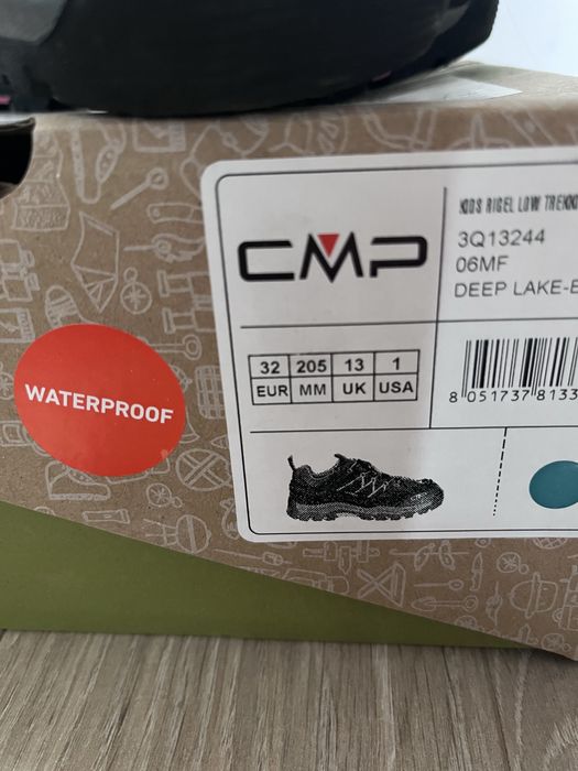 CMP обувки WaterProof естествен велур