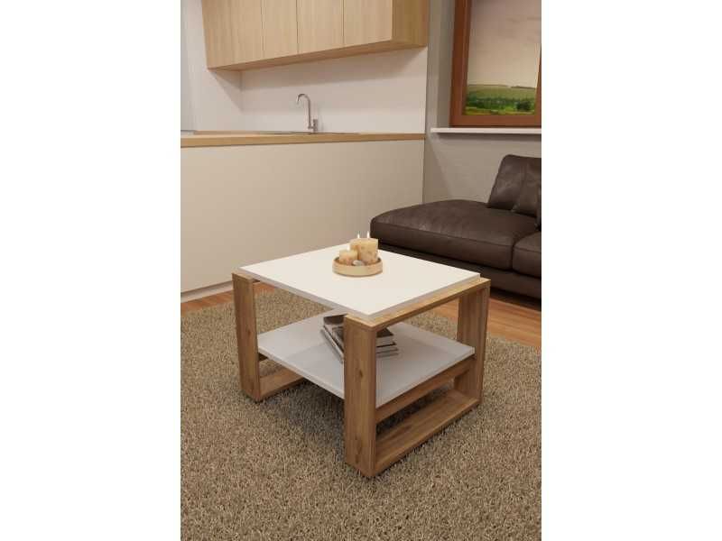 Нова! Холна маса FD-LRCT (бяло/бор)