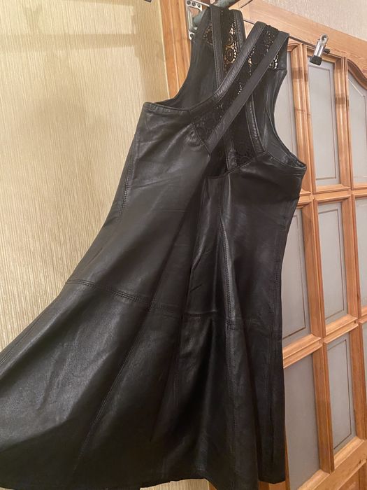 Кожаный сарафан