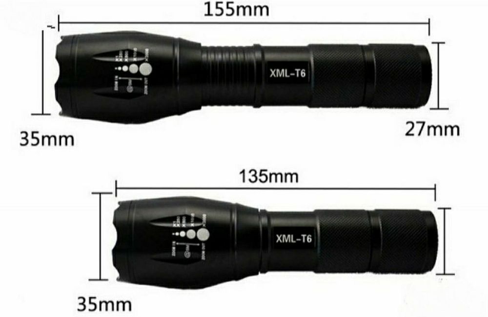 Акумулаторен лед фенер модел - BL-1831 T6