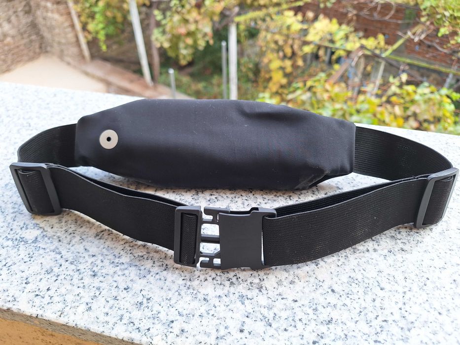 Неопренова чантичка за кръст с Led светлина, 27х5 см, черна