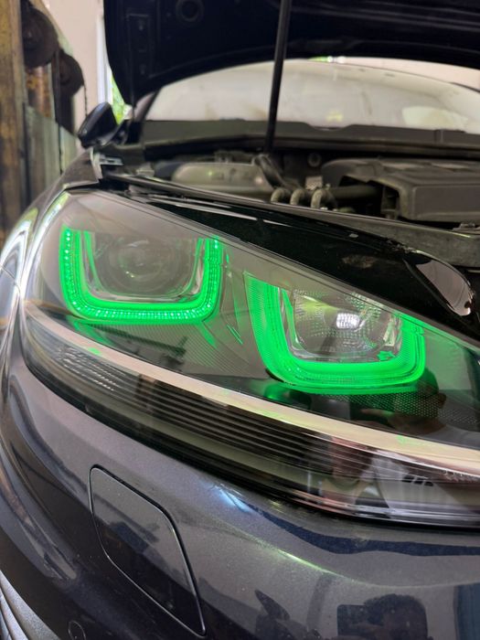 Faruri LED Golf 7 R Originale, RGB, Semnalizare dinamica