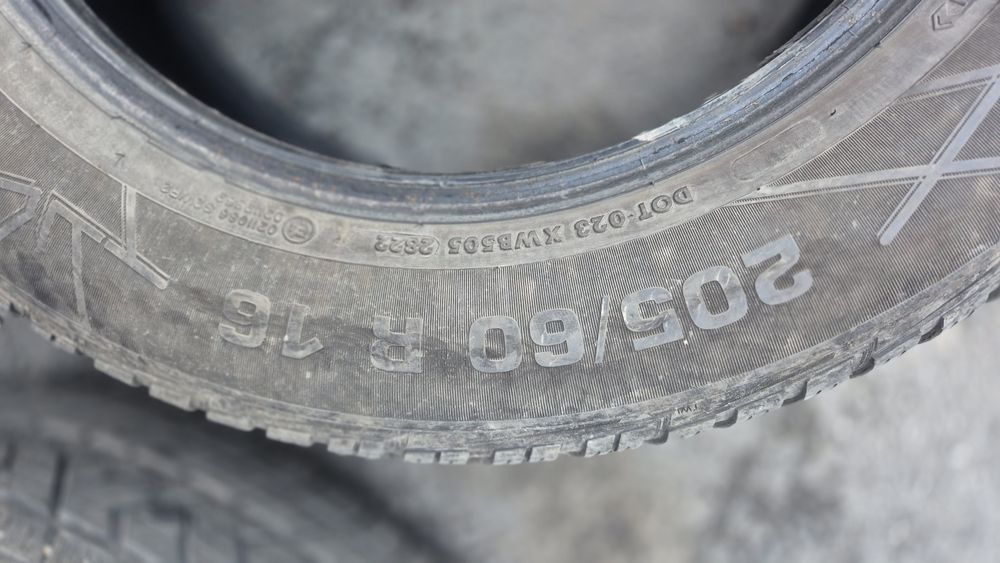 205 60 16 2бр зимни гуми дот 22 6мм граифер без лепенки 1