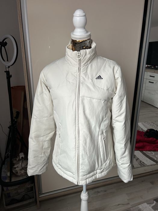 Geaca Adidas M crem alb