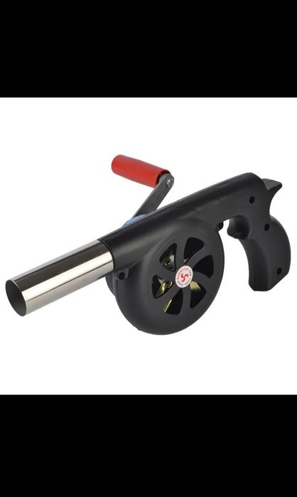 Мини портативный ручной механичиски ветилятор для барбекю и пекника