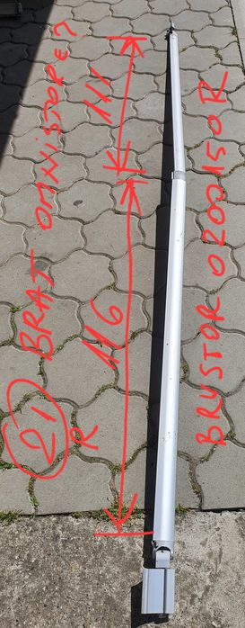 Brate,  tije ,  suporti  pentru marchize Fiamma, Thule Omnistore , etc