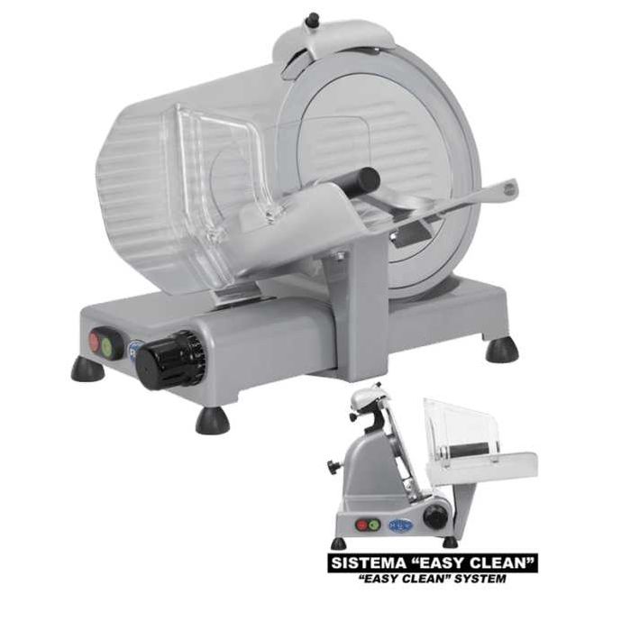 Професионална колбасорезачка Ф250мм. със система за лесно почистване