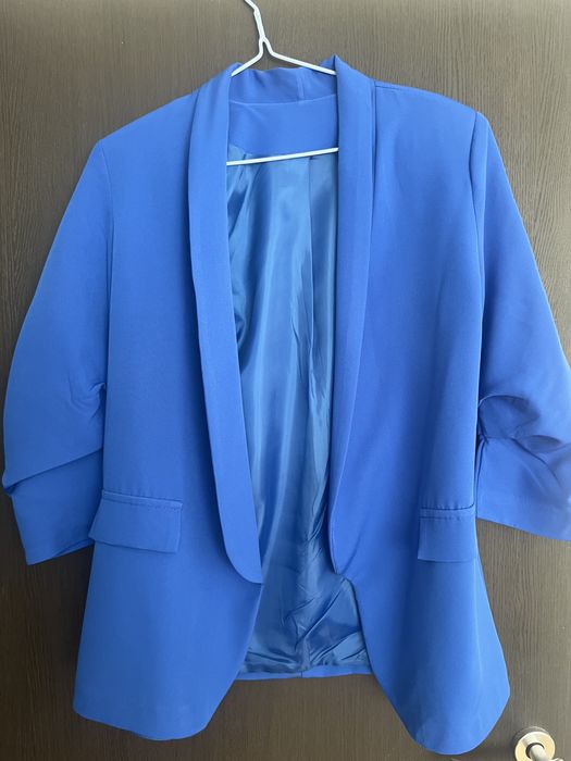 Сако в син цвят Размер С-М