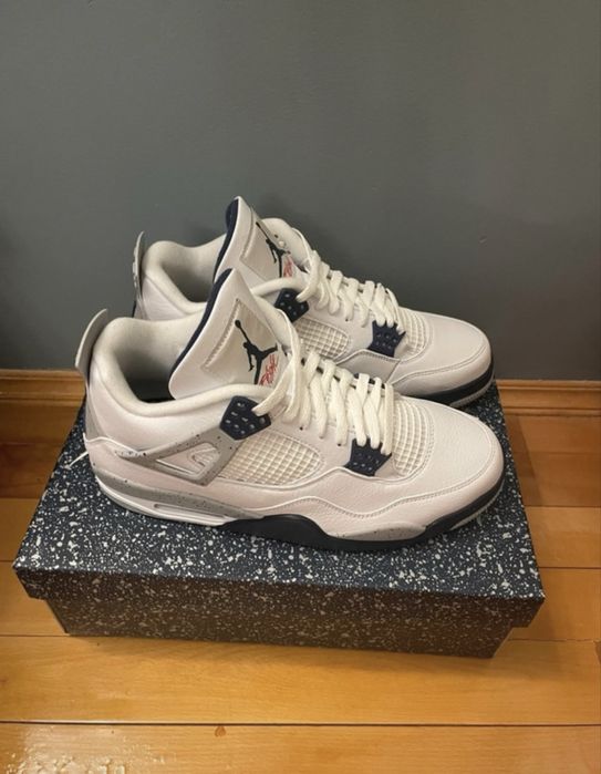Jordan 4 navy noi, full box ds