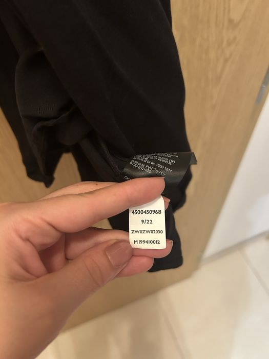 Малка черна рокля Calvin Klein Jeans, S размер