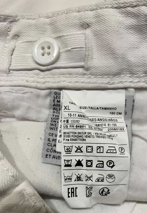 Pantaloni scurti blugi Benetton baieti 10-11 ani (150 cm)