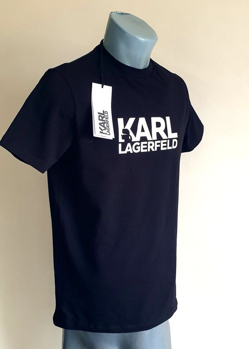 Karl Lagerfeld Stretch Cotton Mens Size S НОВО! ОРИГИНАЛ Мъжка Тениска