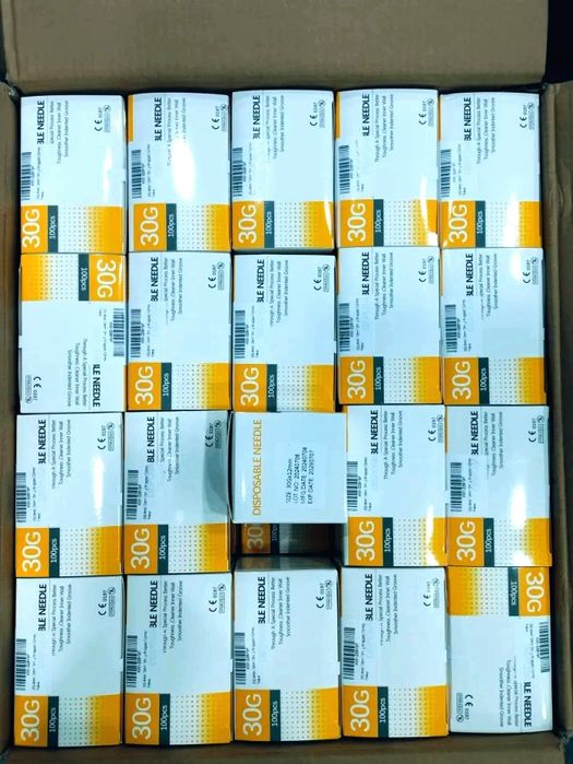 Мезоиглы для косметологов 32G x 4mm, 30G x 4mm