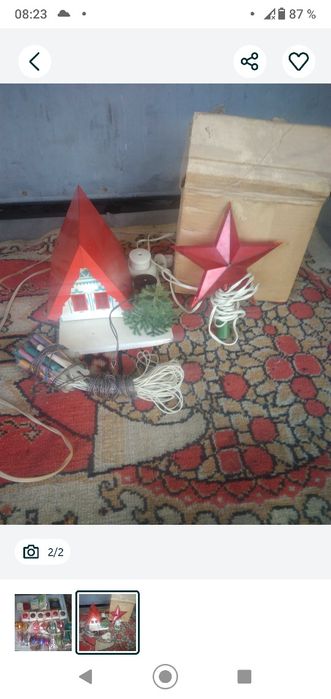 Советские новогодние игрушки