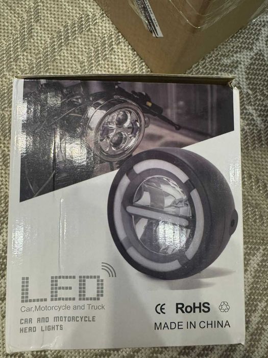 LED фара для мотоцикла