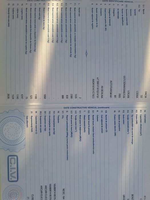 Dacia Logan de vânzare