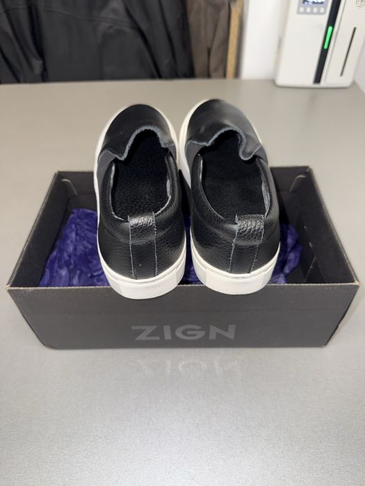 ZIGN Кожени Slip-on обувки EU 39 Нови с кутия