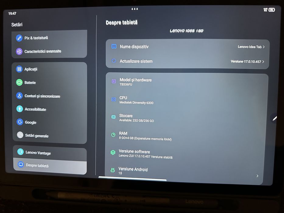 Tableta Lenovo Idea Tab 8GB RAM