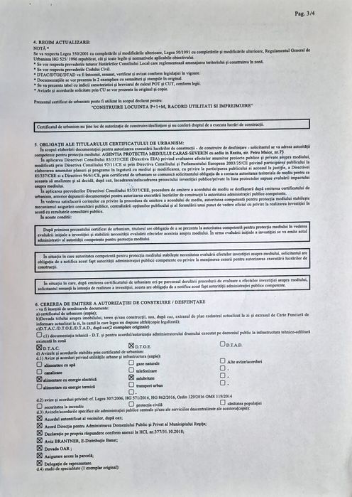 Teren intravilan Calea Caransebesului