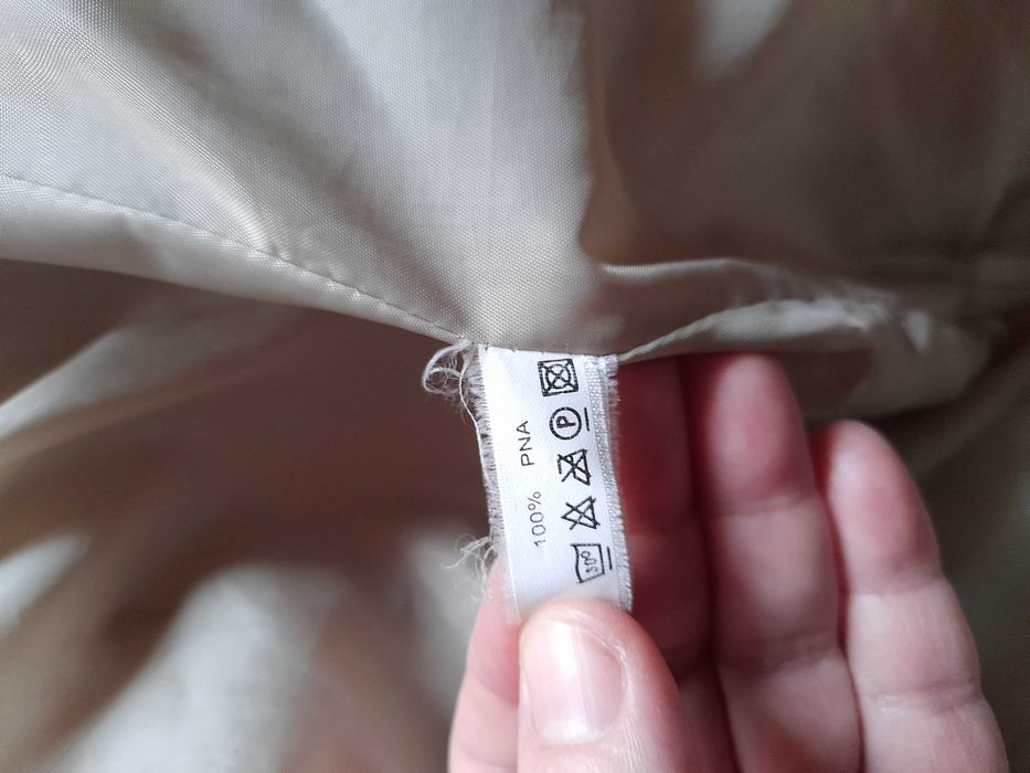 Fas de fete, lung, matlasat si calduros, bej S