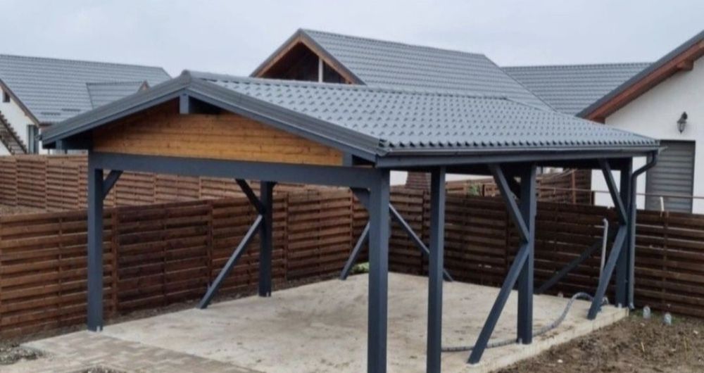 Foisoare , case si terase din structura de lemn de diferite modele si