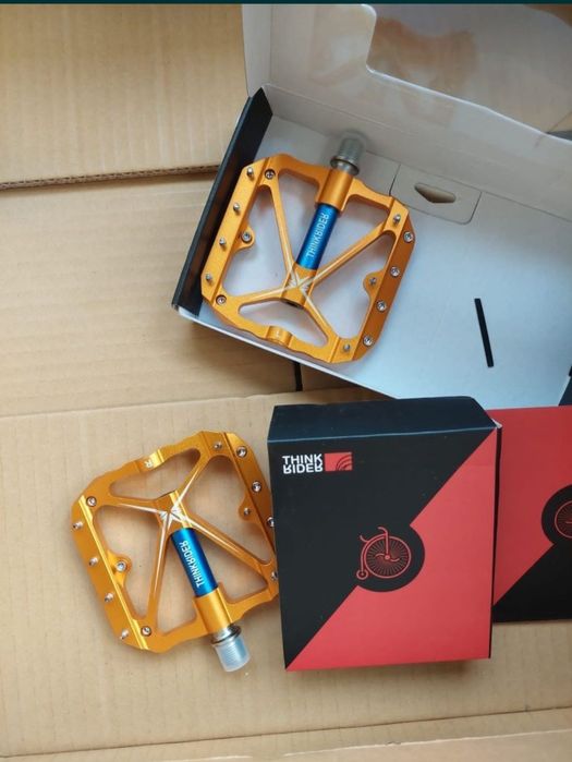 Set pedale aluminiu cu 3 rulmenti mtb xc full suspension