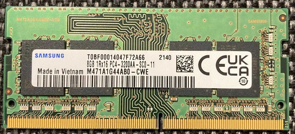 Memorie ram pentru laptop 8 GB DDR4 la 3200 Mhz de la Samsung - 149,99 lei