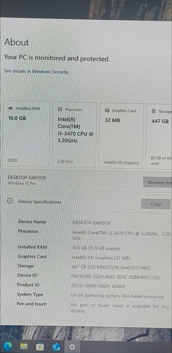 HP Compaq Elite 8300 All-in-one