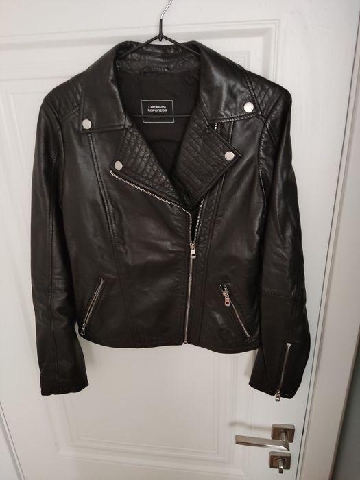 Куртка кожаная женская