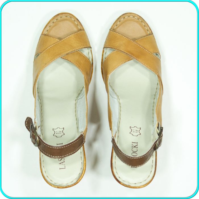 Reduse NOI → Sandale dama, din piele, platforma, usoare, LASOCKI ® CCC ...
