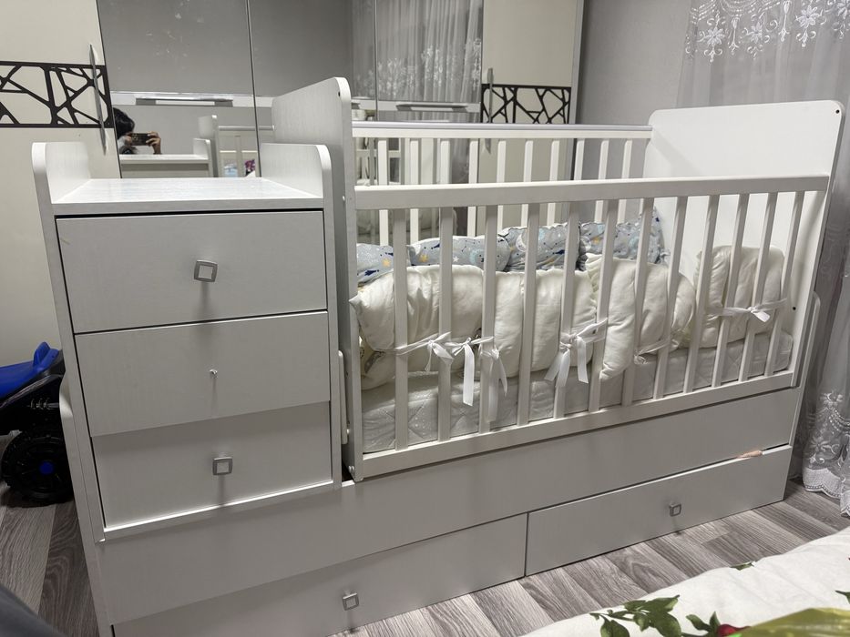 Детский манеж-кровать