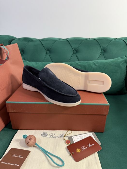 Mocasini Loro Piana piele naturala 100% Full Box colectie noua