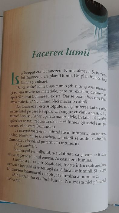 Biblia pentru copii autor Zoe Kanava noua neutilizata