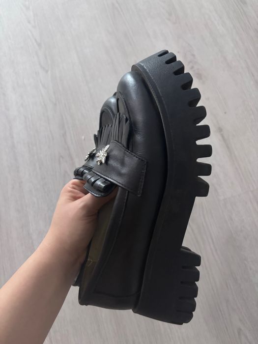 Mocasini de piele